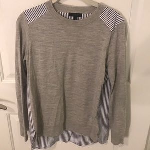J. Crew mixed media sweater as seen on new girl
